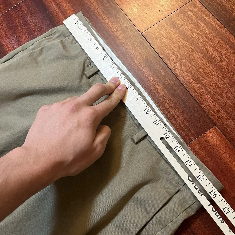 Banana Republic Pants Men 31x32 Tan Chino Mason Athletic Tapered Fit Stretch